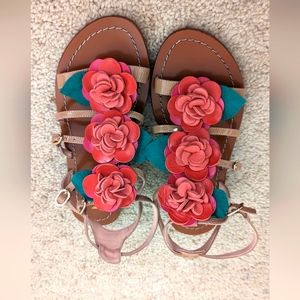 Kate Spade Floral Gladiator Sandals